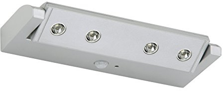 Briloner Leuchten Unterbauleuchte mit Sensor, 4 LED, titan/silber 2269-041