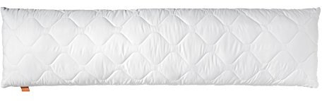 sleepling Seitenschläferkissen 40 x 145 cm, Body Pillow, langes Kissen mit Bezug aus 100 % Softer Mikrofaser, Schlafkissen Seitenschläfer 40x145, Waschbar 60 Grad, Ökotex, Komfort 100