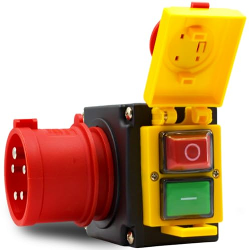 Schalter-Stecker-Kombination DZ08-3 400V Phasenwender IP54 Baugleich KOA7