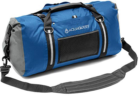 AquaQuest White Water Seesack (Duffel) – 100% wasserdicht, strapazierfähig, vielseitig – robuster Packsack für Reisen, Sport, Motorrad, Bootfahren, Angeln – Größen 50, 75 und 100 L
