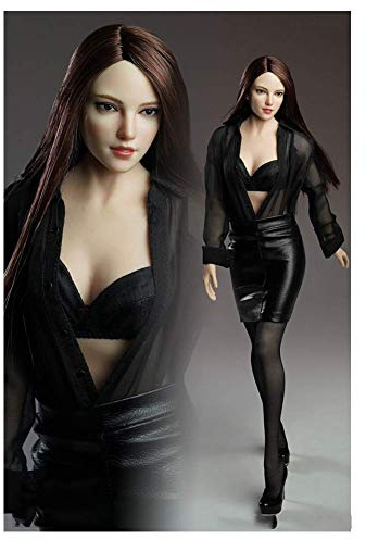 ZSMD 1/6 Scale Kopf Schöner Sexy Weiblicher Kopf Geeignet Zum Anziehen Von Phincen TBLeague JIAOUDOLL Hoy (empfohlen Mit Weißem Körper)