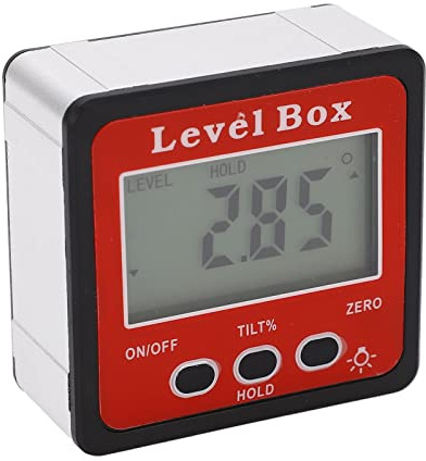 Inclinometro Digitale Magnetico del Goniometro del Goniometro, Mini Gage di Livello Digitale Dell'angolo di Livello, Scatola del Livello del Cubo Angolare, Ricerca Digitale