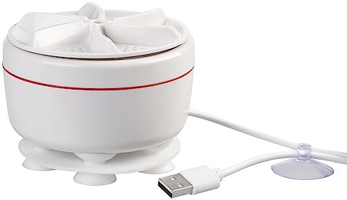 PEARL Camping Waschmaschine: Ultraschall-Mini-Waschmaschine mit Turbine, 400-U/Min., USB, 15 W (Reisewaschmaschine, tragbare Quick Wash, Ultraschallreinigungsgerät)