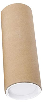 Langer Karton mit Kappen Versandrolle für Gemälde Dokumentenversand 30 cm
