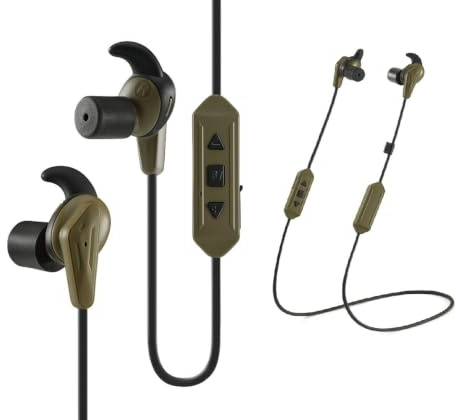 Electronic Shooting Earplugs Noise Canceling Earpods Hearing Protection Earmuff for Hunting/Tactical Shooting/Military/Music Events (Green)