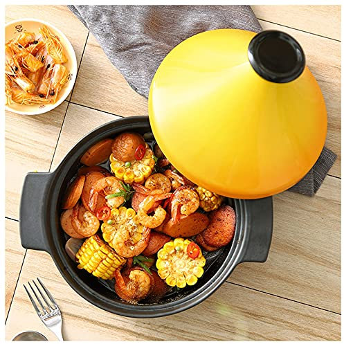 Marmite à tajine avec couvercle, marmite à tajine de cuisson en céramique Moroan pour la cuisine à domicile