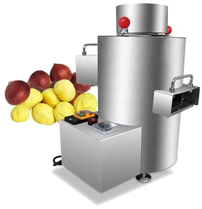 Sgusciatrice automatica per castagne, sbucciatrice per castagne in acciaio inossidabile da 1-3 kg/ora, sbucciatrice elettrica commerciale per castagne da 200 kg/ora con manico, resistente all'acqua