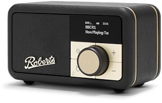 Roberts Revival Petite 2 Dab+/FM/Bluetooth avec Alarme Noir