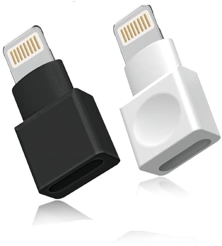 Lot de 2 rallonges Lightning certifiées Apple MFi pour iPhone 14, 13, 12, 11, X, XS, XR, 8, 7, 6, 5 - Câbles mâle vers femelle transfert audio et vidéo