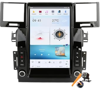 4gb+64GB,Car Stereo Android 13.0 Radio with 4G WiFi DSP SWC Carplay for Range Rover Sport L320 2005-2009 GPS Sat Navigation 12.1'' MP5 Multimedia Video Player FM BT Receiver