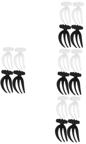 Cabilock 4 Juegos Garras De Tenedor para Ensalada Utensilios De Ensalada Mezclador De Ensaladas Ensaladera Manos De Servidor De Ensalada Tenedor para El Plastico 4 Uds * 4