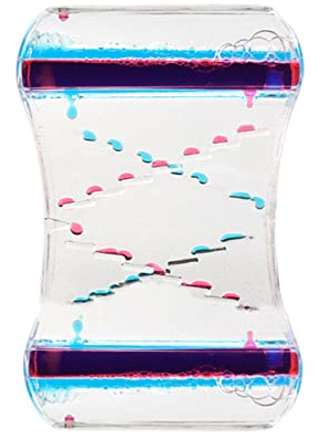 Liquid Motion Timer Bubbler, Minuteur de Sablier Liquide, Lampe à Lave Colorée Fidget Toy Sablier Jouet à Mouvement Liquide Jouets Sensoriels pour Soulager Stress, Relaxation, Apaisant (C)