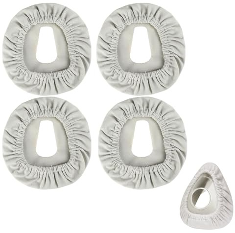 CPAP Mask Liners Full Face Wiederverwendbare Masken Liner Maskeneinlagen Nasenkissen CPAP Zubehör für die meisten Vollmasken, CPAP-Maskeneinlagen, 4er-Pack, Grau