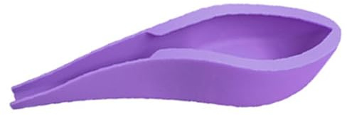 Orinatoio per le donne, baule per urilazione portatile Pan da letto in silicone con borsa per pipì imbuto per il campeggio da viaggio all'aperto (viola)