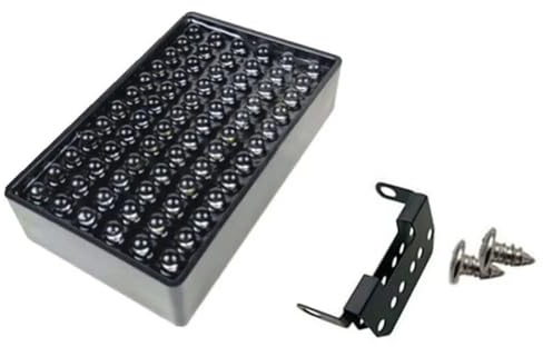 WRWRW Rückleuchten im F1-Stil, 72 LED-Anzeige, Bremsleuchte hinten, 12 V, Stroboskop-Blinklicht, Rücklicht, Rücklicht, Lippenlicht, Autozubehör(Slow Flash)
