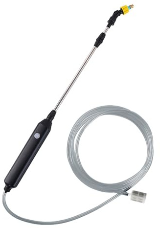 Pulverizador eléctrico, Pistola rociadora for riego de jardín, rociador eléctrico automático con Boquilla, atomización Mister Irrigation, Lavadora de Coche de Alta presión(3 Meter 2400mA)