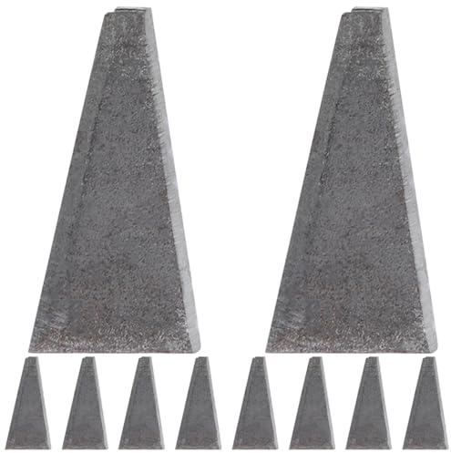 Kisangel 10pcs High Carbon Steel Axe Wedges Small Handle Install Supplies for Secure Reinforcement DIY Hammer Accessory Compact and Easy to Use