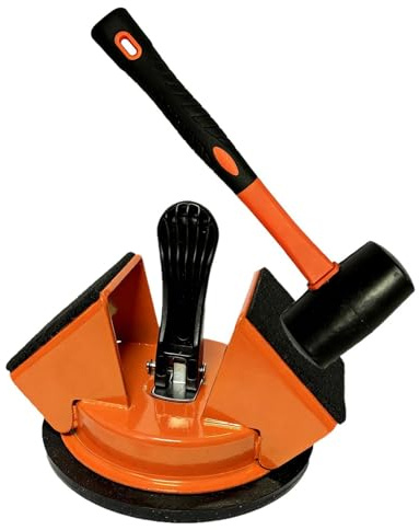Werkzeug mit Saugnapf für Boden – Experte mit Hammer, Reparatur-Set für Boden, Saugnapf, leer, für Fliesen, LVP, Parkett, Dichtung, Terrasse, Blatt, Haus, Badezimmer, gewerbliche Nutzung