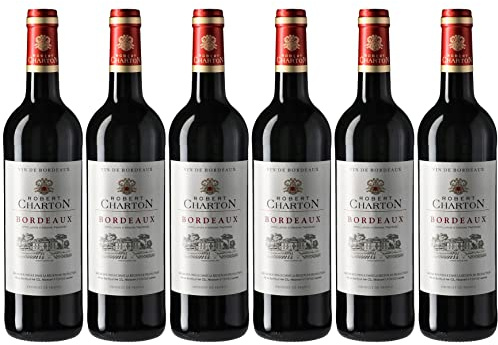 ROBERT CHARTON - Vin Rouge de Bordeaux AOP (6 x 750 ml)
