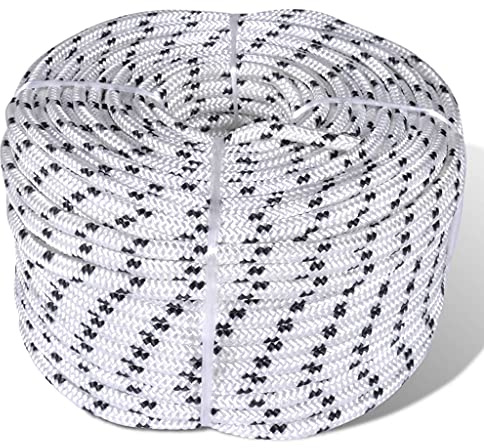 vidaXL Bootsseil Polyester Flechtleine Tauwerk Ankerleine mehrere Auswahl