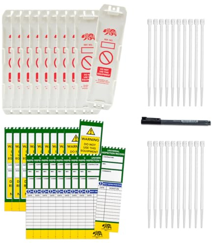 BearTOOLS Universelles Inspektions-Set (10 Halter & 20 Etiketten) - Kunststoff - Neutral