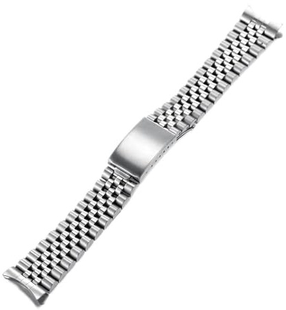 TOMIYOY 18 mm, 19 mm, 20 mm, Edelstahl-Metall-Uhrenarmband, solides 316L-Uhrenarmband, passend für RLX-SKX-Uhren
