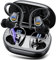 Wireless Earbuds, Bluetooth 5.3 Headphones with 4 ENC Noise Canceling Mic, 50H Stereo Dual LED Display Ear Buds, Sport Bluetooth Earphones with Earhooks, IP7 Waterproof Wireless Headphones for Running