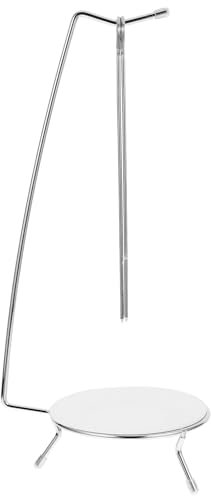Cabilock Support À Brochettes Suspendu En Acier Inoxydable - Porte-Brochette Pratique Pour Barbecue Camping Et Jardin Stable Et Facile À Ranger