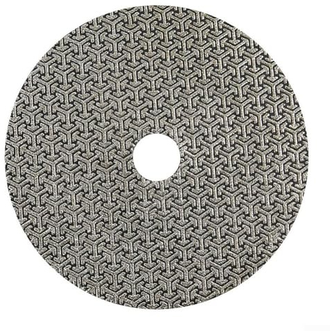 MiJunHD Almohadilla de papel de lija de diamante galvanizado, grano 100, 6 pulgadas, 150 mm, almohadilla de papel de lija para metal, vidrio, porcelana, cerámica, pulido y recorte a mano (1 pieza)