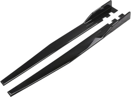 GTEVDK Auto Seitenschweller für Audi A5 4 Door B8 2007-2016,Winglet Splitter Lip Extensions Panel Verlängerungen Splitterlippen Diffusoren Dekoration Zubehör,A5-Bright Black