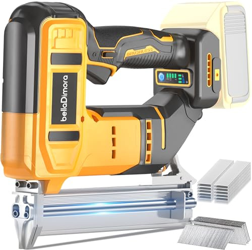 bellaDimora Cordless Oscillating Multi-Tool Compatible with DeWalt 20V Battery, Brushless Motor, 6 Variable Speeds, 23-Piece Accessory Kit for Cutting Sanding Scraping (No Battery)