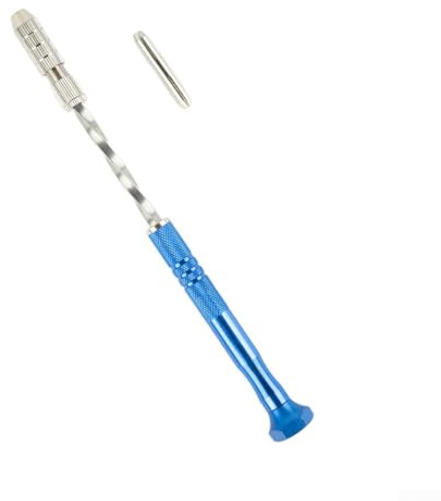 Taladro manual semiautomático de 53 mm con 10 brocas pequeñas para tareas de perforación de madera, plástico, nogal, oliva, goma y modelo (juego B)