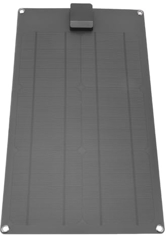 Mumusuki Caricabatteria Solare per Auto da 30 W, Silicio Monocristallino con Ricarica Rapida Intelligente, Ideale per Auto, Moto, Barche e ATV