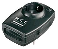 Eaton Protection Box 1 DIN - Steckdosenadapter mit Überspannungsschutz (Schuko Buchse) - Schwarz