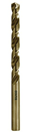 Ruko 215090 Spiralbohrer DIN 338 Typ VA HSSE Co 5 Durchmesser 9, 0 mm, 0 W, 0 V, 10 Stück