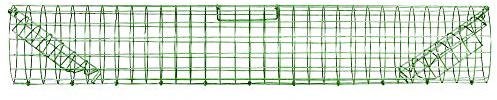 BOXTRAP Piège pour Lapins en Tube grillagé, 2 entrée, Longueur : 80 cm, diamètre Ø : 13cm, avec Porte basculante, Facile à Installer, très Efficace.