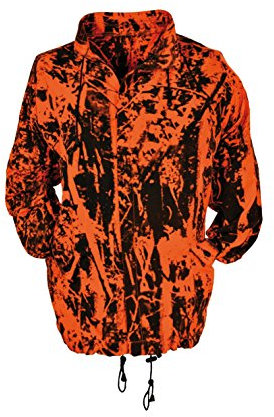 Hubertus Drückjagdjacke Warnjacke Signalorange wasserdicht & atmungsaktiv (6XL)