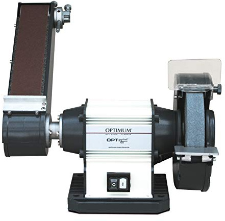 OPTIMUM 3101570 Optimum Modelo GU 20S Esmeriladora con Brazo de Lijado, 230V