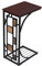 Yaheetech Beistelltisch Stabiler Couchtisch C- Form Kaffeetisch Teetisch Industrial Design Wohnzimmertisch mit Ablage, 21 x 30,5 x 53 cm