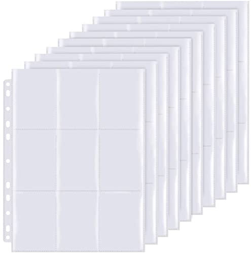 LISOPO Pockets Sammelkarten 720Stk/40 Seiten Pro 18-Pocket Pages-Standard-Größe,Sammelkarten hüllen, Sammelmappe, Neutral, Transparent Sammelkartenzubehör…