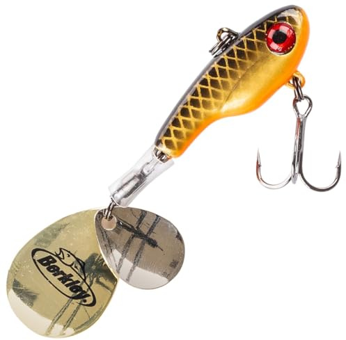 Berkley Pulse Spintail Jig Wobbler mit Spinnerblatt & Berkley Fusion Drilling – Weitwurf-Hardbait für Barsch, Forelle, Hecht