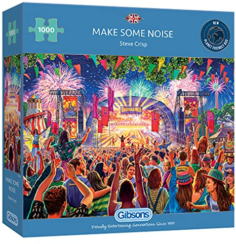 Make Some Noise 1000 Piece Jigsaw Puzzle | Sustainable Puzzle for Adults | Premium 100% Recycled Board | Great Gift for Adults | Gibsons Games