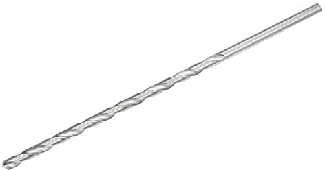 sourcing map 8,5 mm Spiralbohrer, Hochgeschwindigkeitsstahl, gerader Schaft, extra langer Bohrer, 300 mm Länge, für Holz, Kunststoff, Aluminium