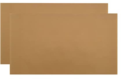 HolKitchen® Carta forno riutilizzabile (set di 2), forma di cassetta, pellicola da forno permanente, tappetino forno riutilizzabile, la carta da forno, riutilizzabile, antiaderente 2 x (43 x 24 cm)