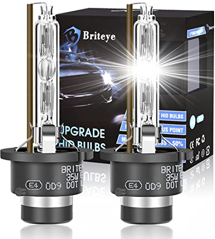 Briteye D2S Xenon Bulb 35 Watts 6000 Kelvin White Light Vehicle Headlight Bulb (2pcs)