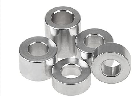 40 Stück Aluminiumbuchsen, verdickte Hülse, gewindelose Halterung. 3,1 mm (D) x 6 mm (T) x 13 mm (L), geeignet für M3-Schrauben.