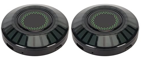 Wiederaufladbares Musik-Rhythmus-Licht, 2 Stück RGB-Tonabnehmer-Umgebungslampe APP-Steuerung Tonaktivierte Magnetische Bunte LED-Leuchten Eingebautes Mikrofon für