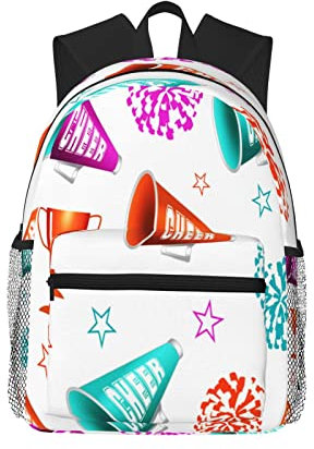 Reiserucksack für Jungen, Mädchen, Kinder, Cheerleading Pompoms Cup-Rucksäcke, Kinder, Schultasche, Büchertasche, Tagesrucksack für Männer und Frauen