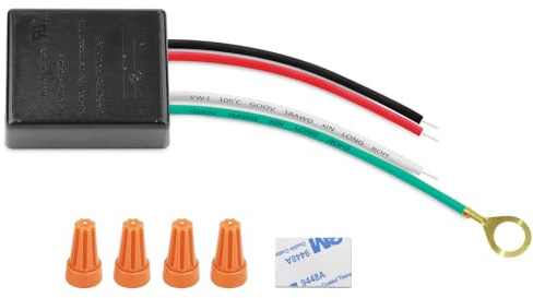 TICOZE Touch Sensor Dimmer Touch Dimmer Switch Touch Lamp Switch Replacement Kit 3 Way Touch Control Modules Touch Switch with Wiring Caps Light Dimmer