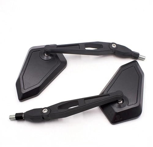 Motorradspiegel Paar Universal Motorrad Lenker Rückansicht Seitenspiegel Rückspiegel Bar End Spiegel M10 Gewinde Sechseckig Für Suzuki Für SV1000 Motorrad Rückspiegel